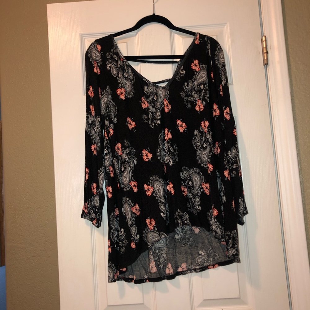 Floral print top
